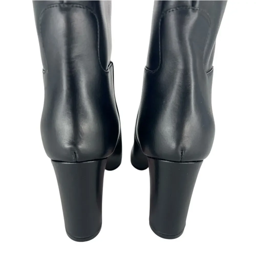 Christian Louboutin Loo Botta 85mm Knee High Boot in Black Calf Leather - Picture 8 of 16